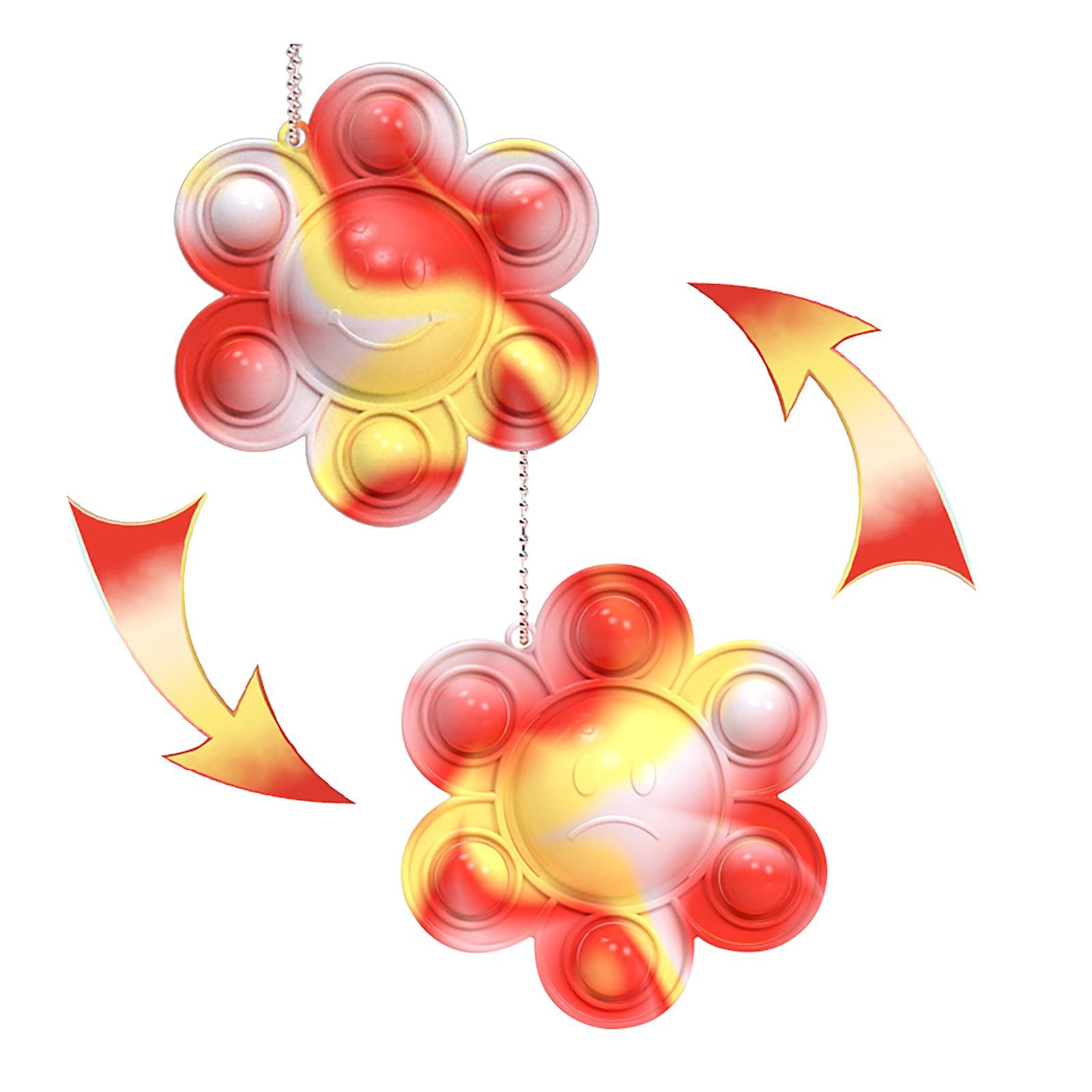 

Двусторонние переворачивающиеся сенсорные игрушки с подсолнухом для детей и взрослых, меняющие лицо