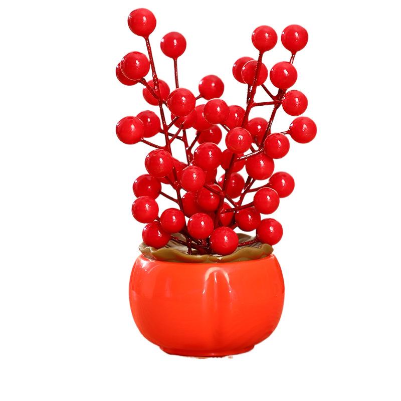 2025 Rok Hada Kaki Nádoba Ozdoba: Nová Domácí Dekorace Štěstí