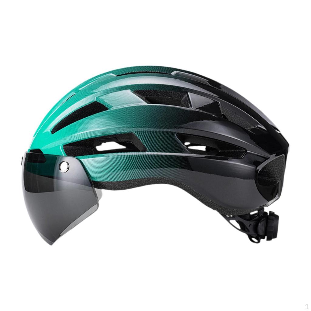 Casco da Bicicletta con Visiera Rimovibile per Ciclismo da Donna