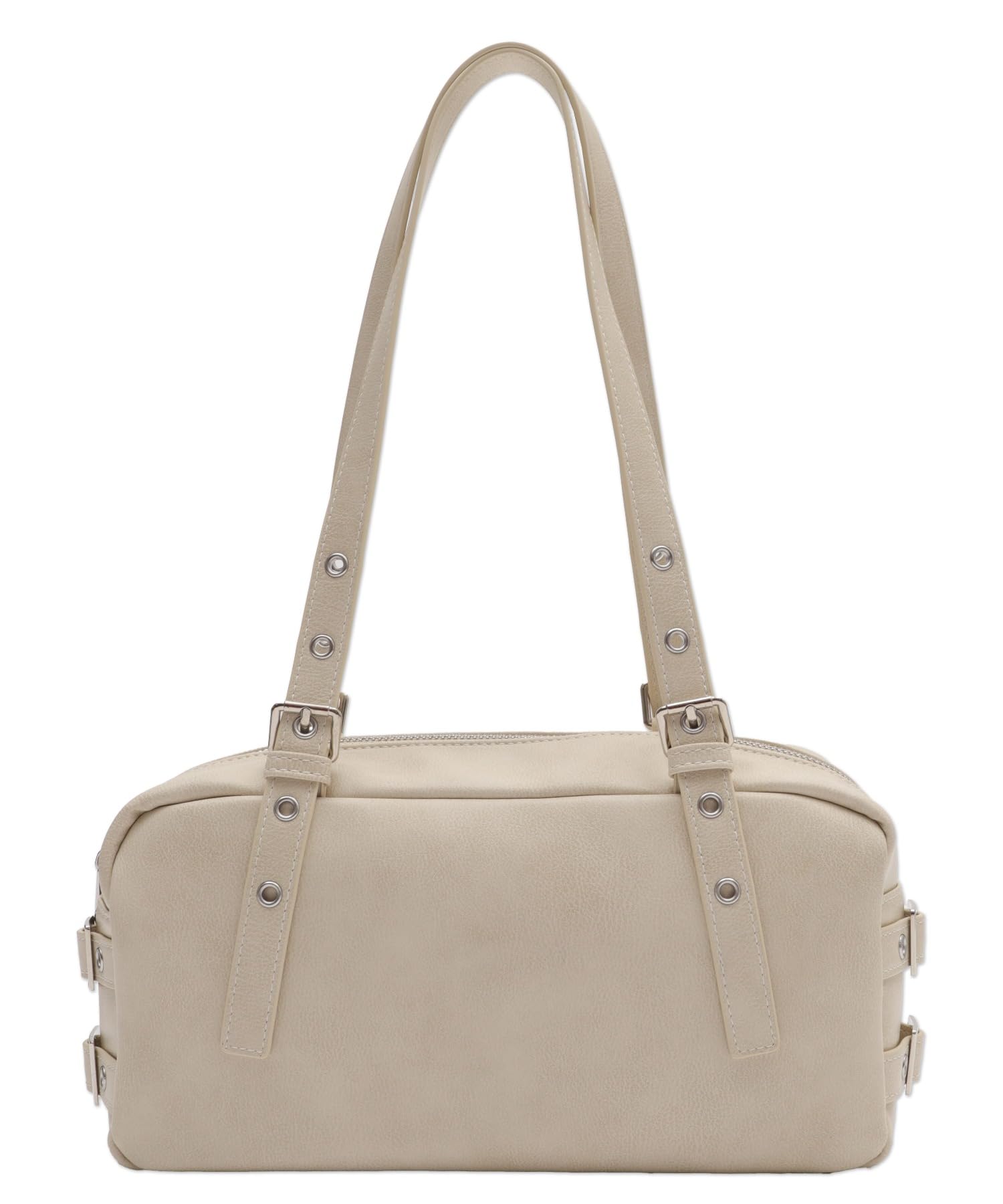 

WEGO Side Belt Boston Korean Beige Bag, Style, Girly, Gift, Women s, F, L,