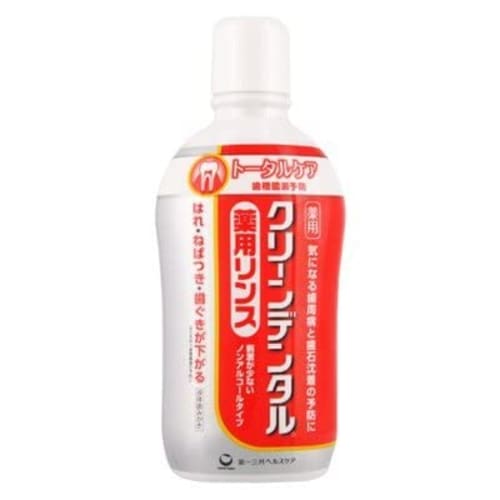 [Set of 2] Daiichi Sankyo Healthcare Clean Dental Medicated Rinse Total Care 450mL