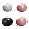 Cute Egg Shaped Candlestick Easy To Use Ceramic Aromatherapy Holder  Living Room