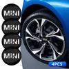 4Pcs 56mm Car Emblem Auto Wheel Center Hub Caps Decal Accessories For MINI Cooper JCW WORKS R55 R56 F55 F56 R57 R58 R59 R60