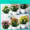 Lifelike Artificial Potted Flowers Perfect For Stylish Indoor And Outdoor Home Decor