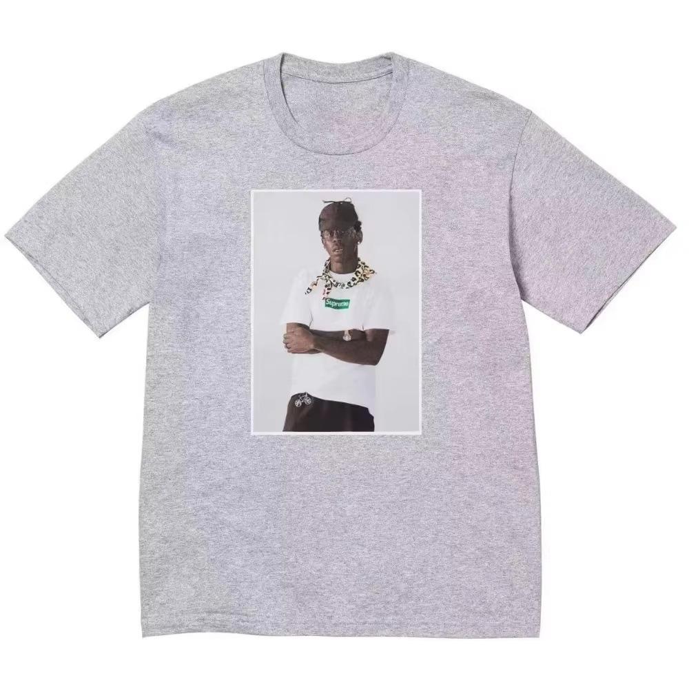 2025 Summer Trendy Brand High Quality Versatile Fashion T-shirt Men Women Plus Size Casual Short Sleeve Cotton Tee Unisex