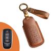 Genuine Leather Key Cover for Chery Omoda 5 C5 Tigo 7/8 Pro Max, Full Grain Key Fob Protector with Leather Strap