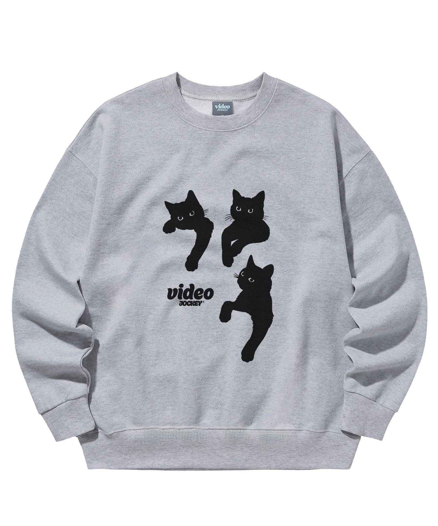 Видео Толстовка Jaki Meow Meow [Серый меланж] Melange Gray/S