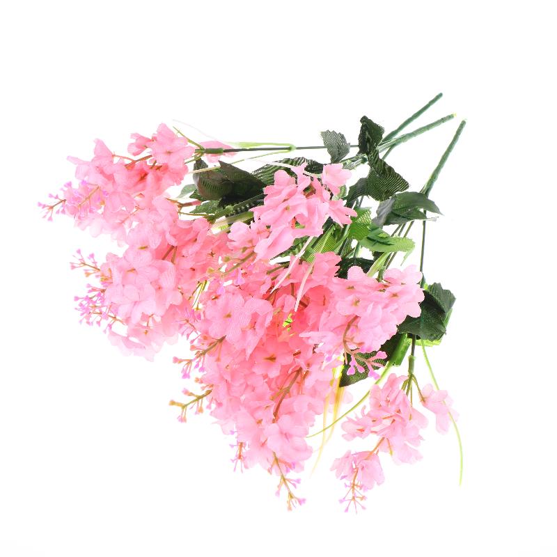 Artificial Hyacinth Lavender Bouquet Fake Flowers For Home El Garden Wedding Decoration Plastic Floral Arrangement