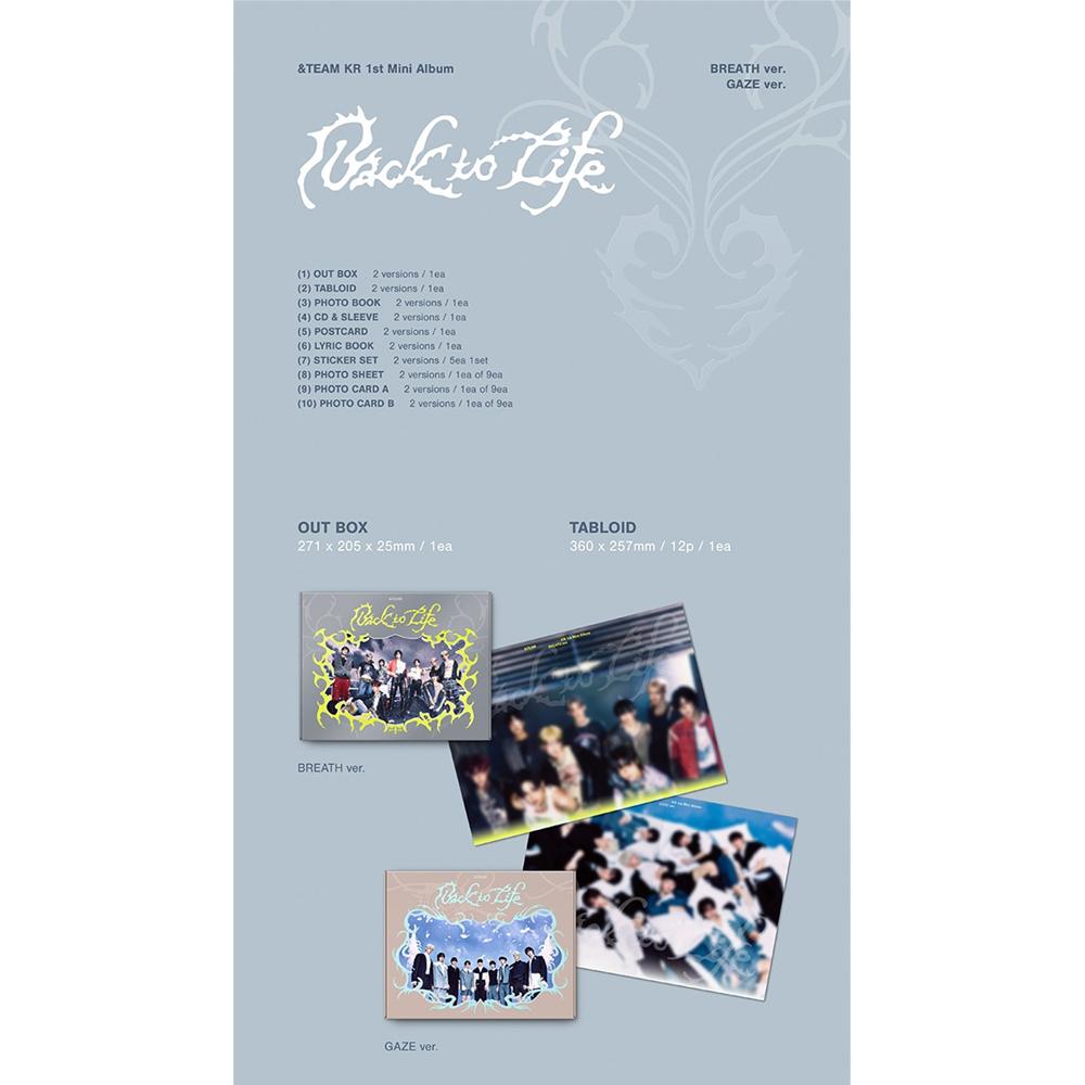 [Pre-order] &TEAM - Back To Life (1st Mini)