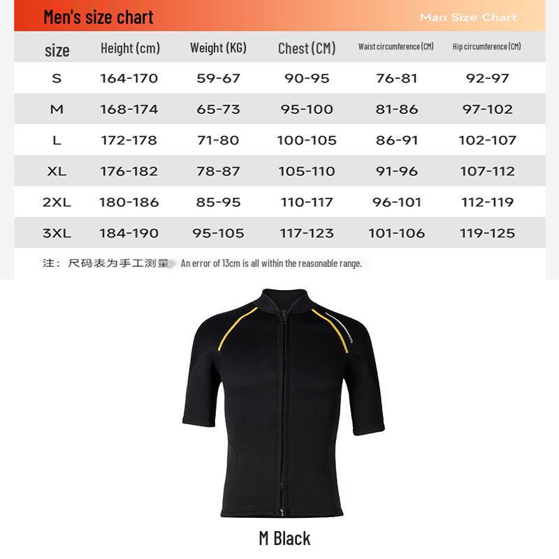 

Комплект мужского и женского гидрокостюма толщиной 1,5 мм для защиты от холода и тепла - Фридайвинг и сноркелинг XL