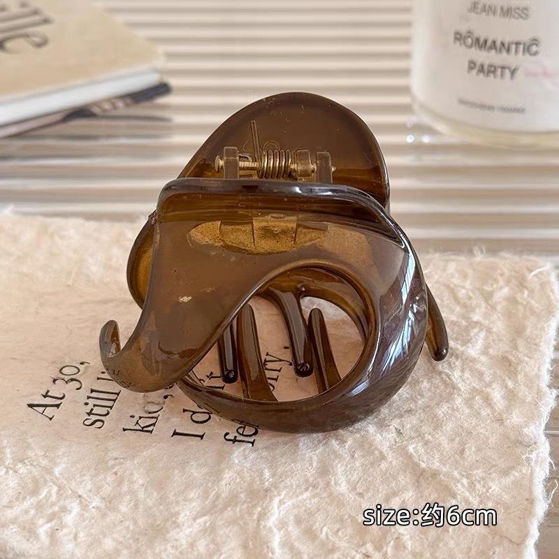 

Small size giant claw~grabbing clip for women 2025 new high-end hair clip for less hair on the back of the head shark clip headgear