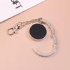 Simple Round Metal Folding Bag Hook Holder Portable Handbag Hooks Keychain Table Side Hangers Multipurpose Non-Slip Hook