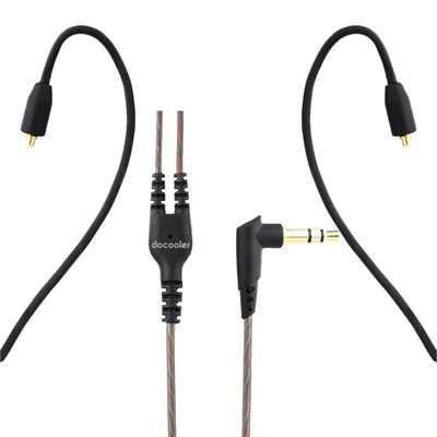 3.5mm Wired Headphone Audio Cable Replacement Earphones MMCX Connector Detachable for Shure SE215/