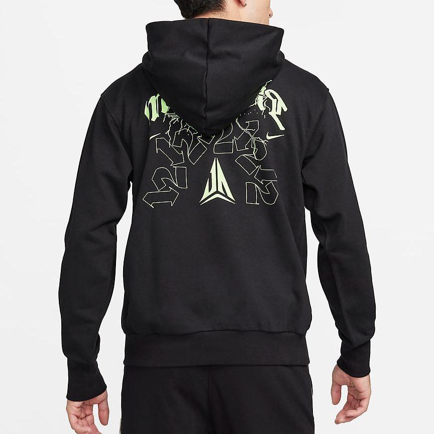 Nike Mikina s kapucí s potiskem, dlouhý rukáv, pánské topy, černá FN2988-010