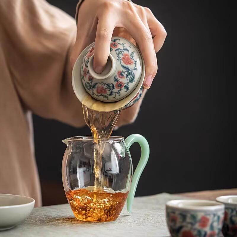 Antique Blue And White Tea Set, Ceramic Cover Bowl, Master Cup, Retro Household Zen Tea Brewer, Large Set Of Gift Boxes.