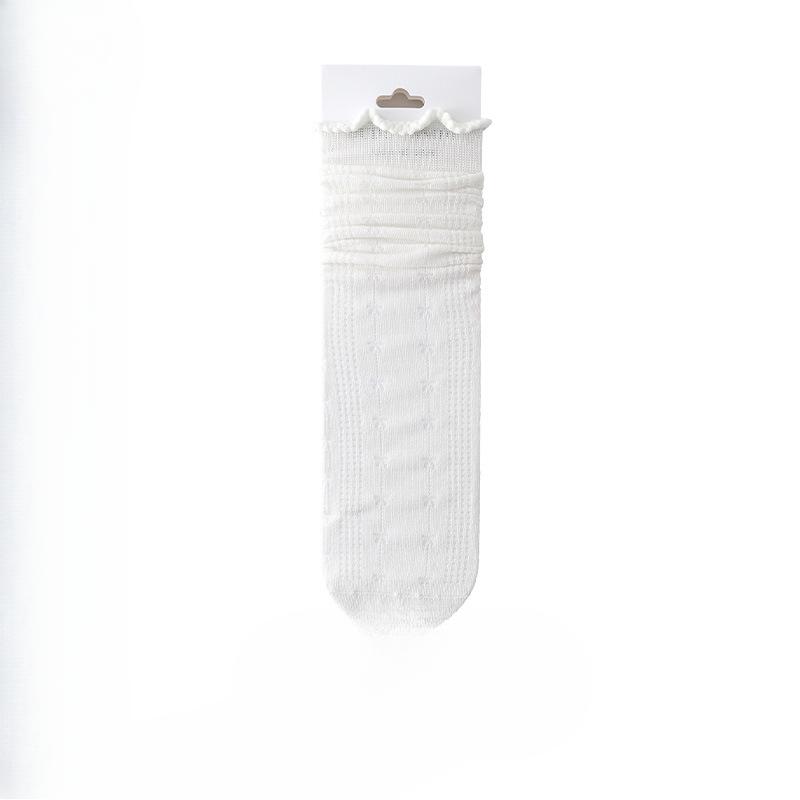 

Female Spring and Autumn Thin Money All Match Lace Lace Calf Socks 1 pair