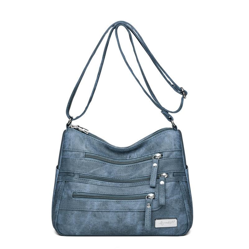 Retro-Mode Mehrfachtaschen Vielseitige Mittleren Alters Mutter Ausgehtasche Große Kapazität Schulter Umhängetasche