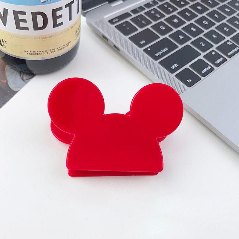 1pc Acrylic Cartoon Mickey Hair Clip, Fashionable, Back of Head Hair Clip, Shark Clip, Hair Accessory
