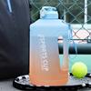 2.3L 3.8L Motivational Leakproof Water Bottle Sport Fitness Gym Outdoor Travel Kitchen Cups Jugs