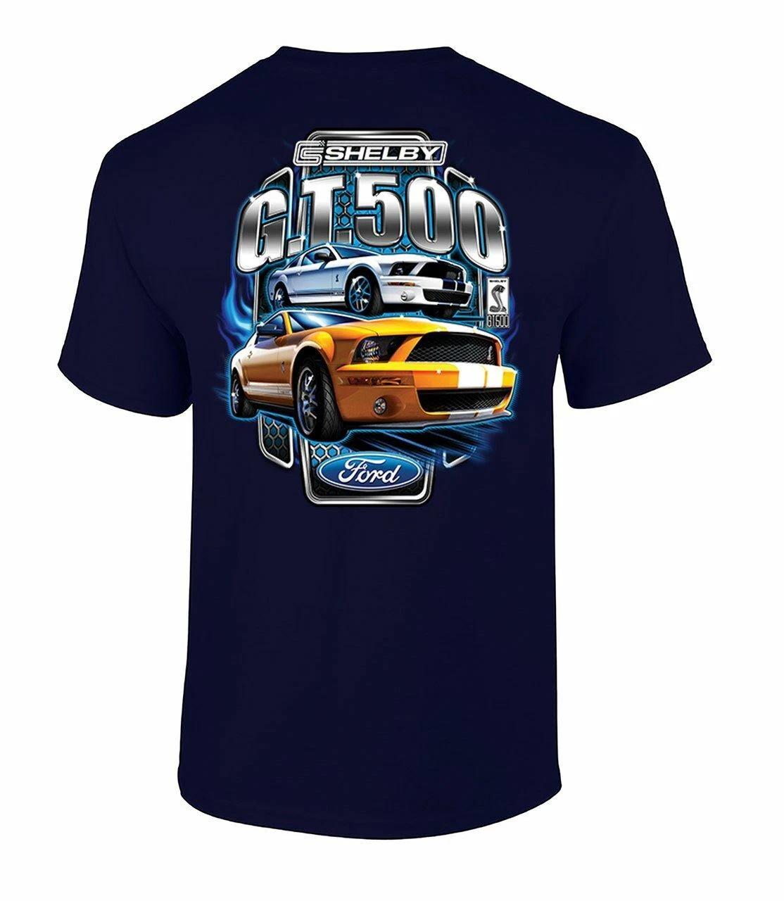 Ford Shelby G.T.500 Auto T-Shirt Erwachsene Herren Kurzärmlig 4XL