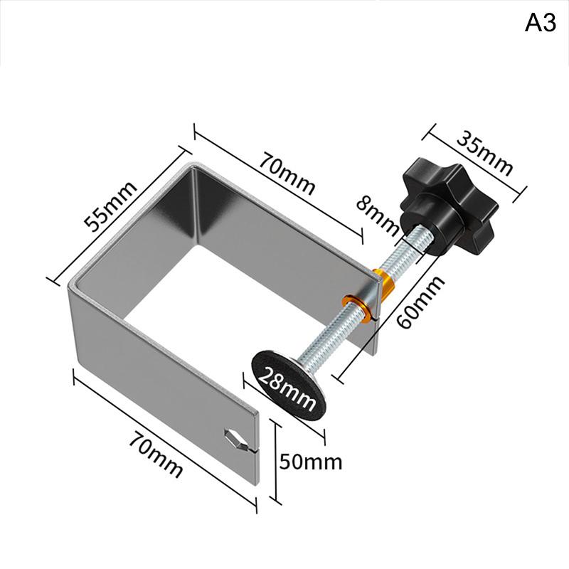 Home Improvement Smooth Woodworking Drawer Front Installation Clamp Hardware Jig Accessories Fasten Stable Stainless Steel