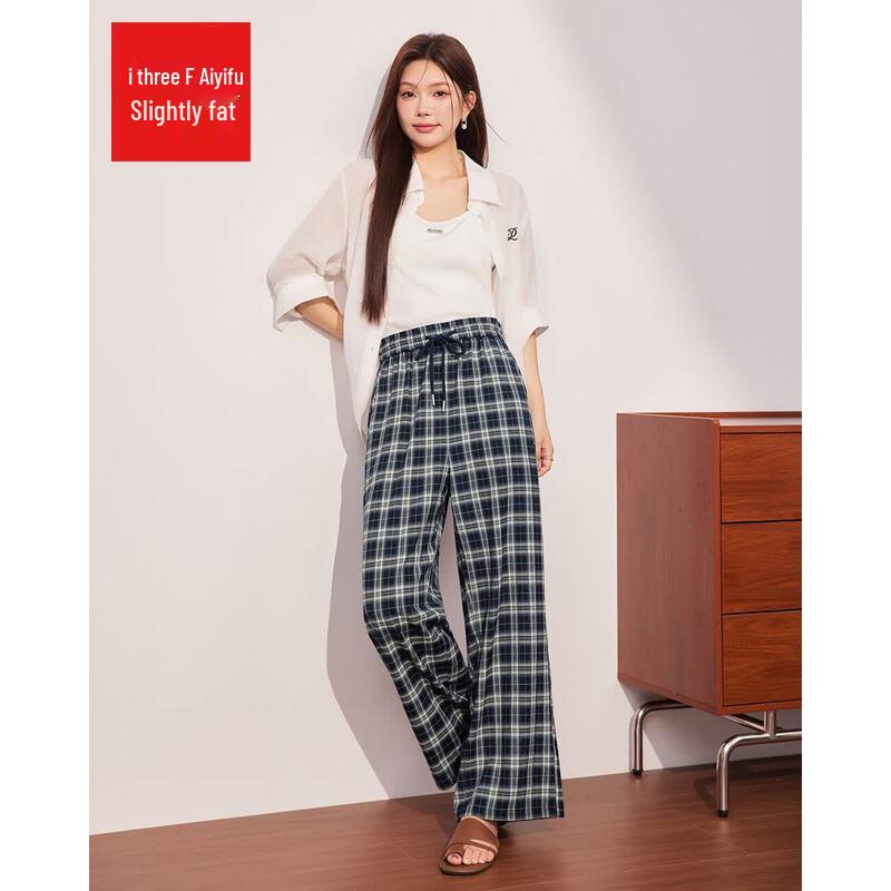 IEF Plus Size Korean Style Wide-Leg Pants M