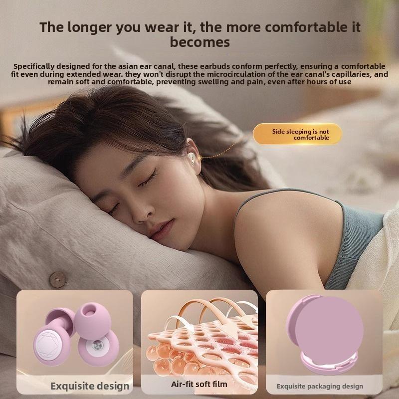 New Noise Reduction Sleep Earplugs Do Not Rise When Sleeping, Super Soft Anti-noise and Silent Sound Insulation Earplugs