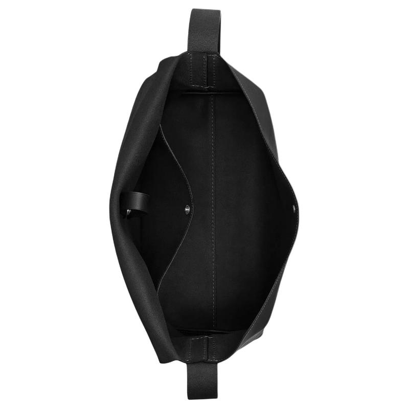 Coach LUDLOW 33 Markenlogo Rindsleder Umhängetasche Groß Herren Schwarz