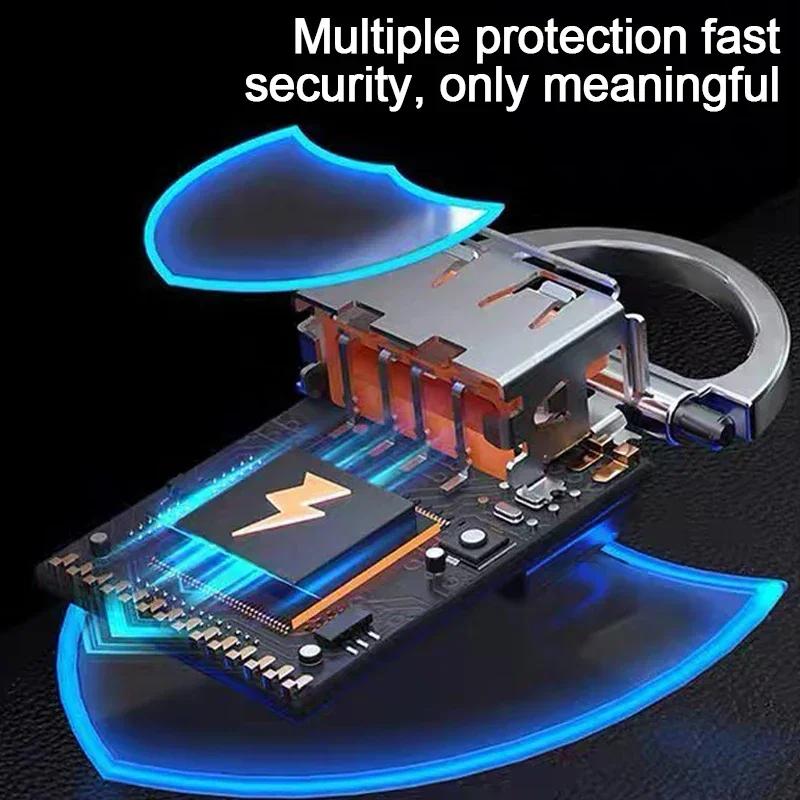 Compact Dual-Port Car Charger: 30W PD/QC3.0 for iPhone, Samsung, Xiaomi - USB-C & USB-A Fast Charging in the Car