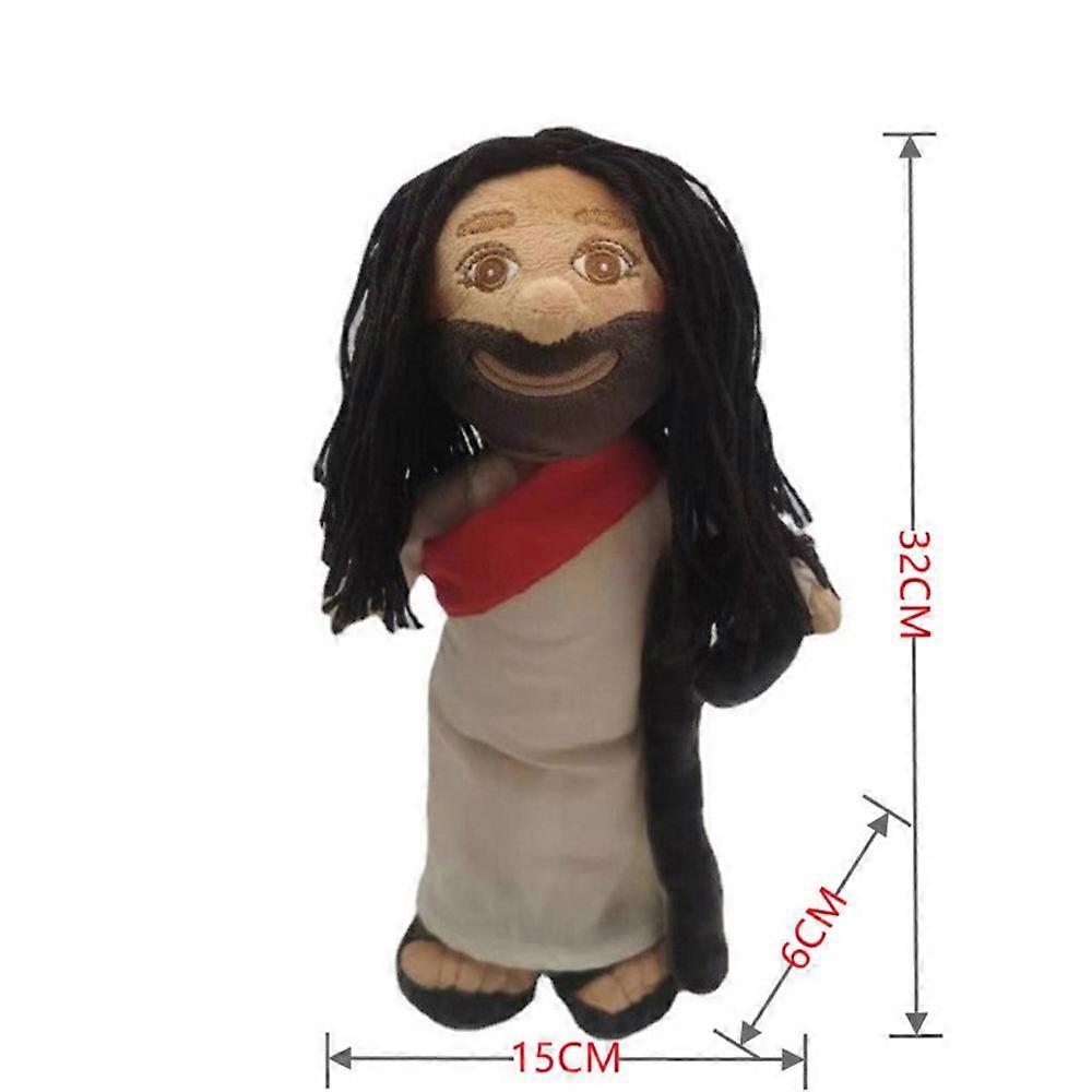 Christmas Jesus Christ Religious Plush Toy Virgin Mary Soft Stuffed Doll Xmas Savior Gift