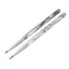 7/9mm Triangular Painting Nail Brush French Triangle Drawing Pen Nails Art Brush  Manicure Tools