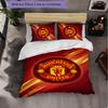 Manchester United Themed Bedding 3Pcs Duvet Cover Set Decorative Bed Linen For Teen Room Home Decoration