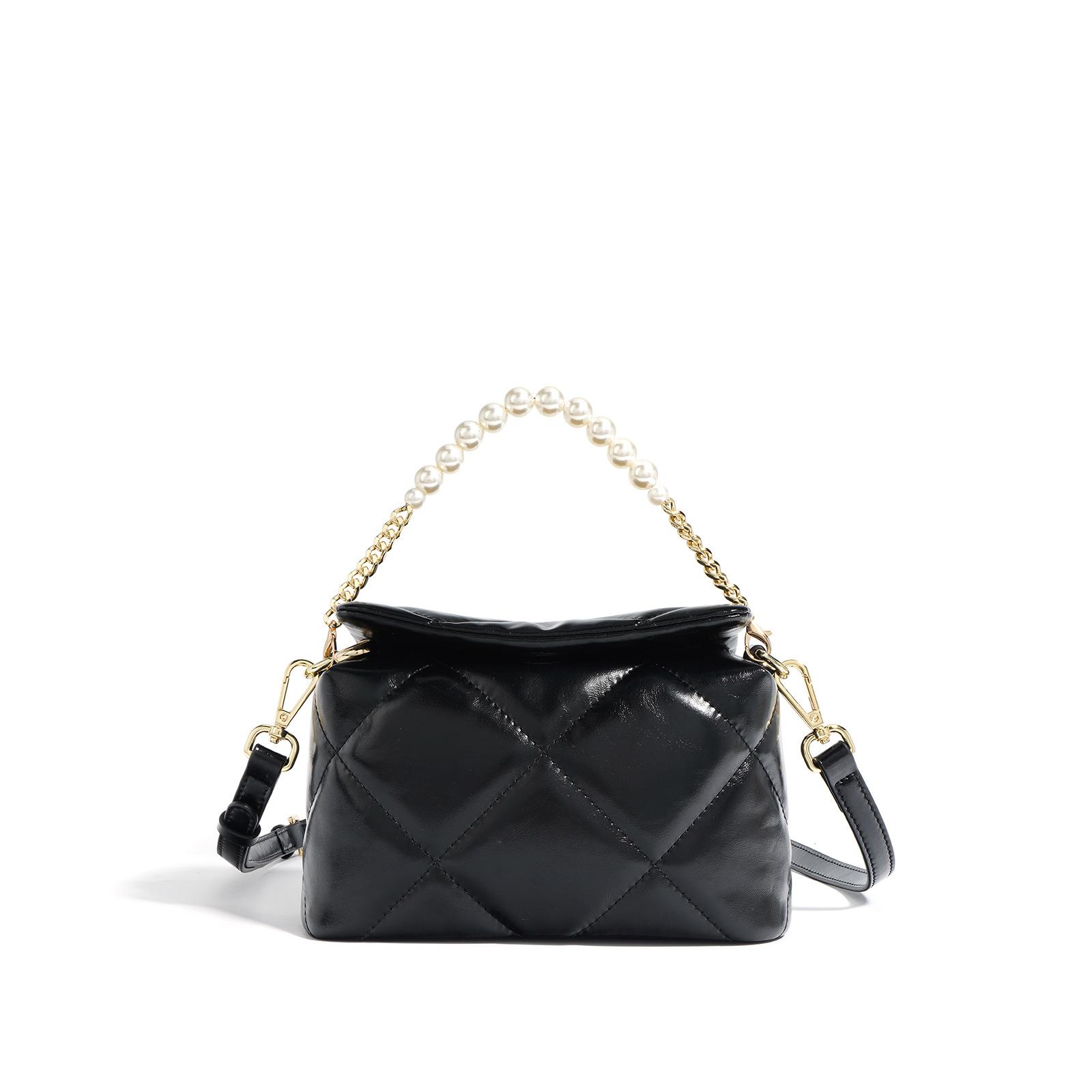 

Премиальная сумка-цепочка с бриллиантами, Сумка для работы и поездок, Новая сумка через плечо, Универсальная и вместительная чёрный