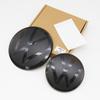 abcd1 2pcs Front Rear Emblem For VW Golf 5 6 7 7.5 8 Modified Black Flat Mirror Logo Cover Stickers Accessories Extra Pro Plus Value