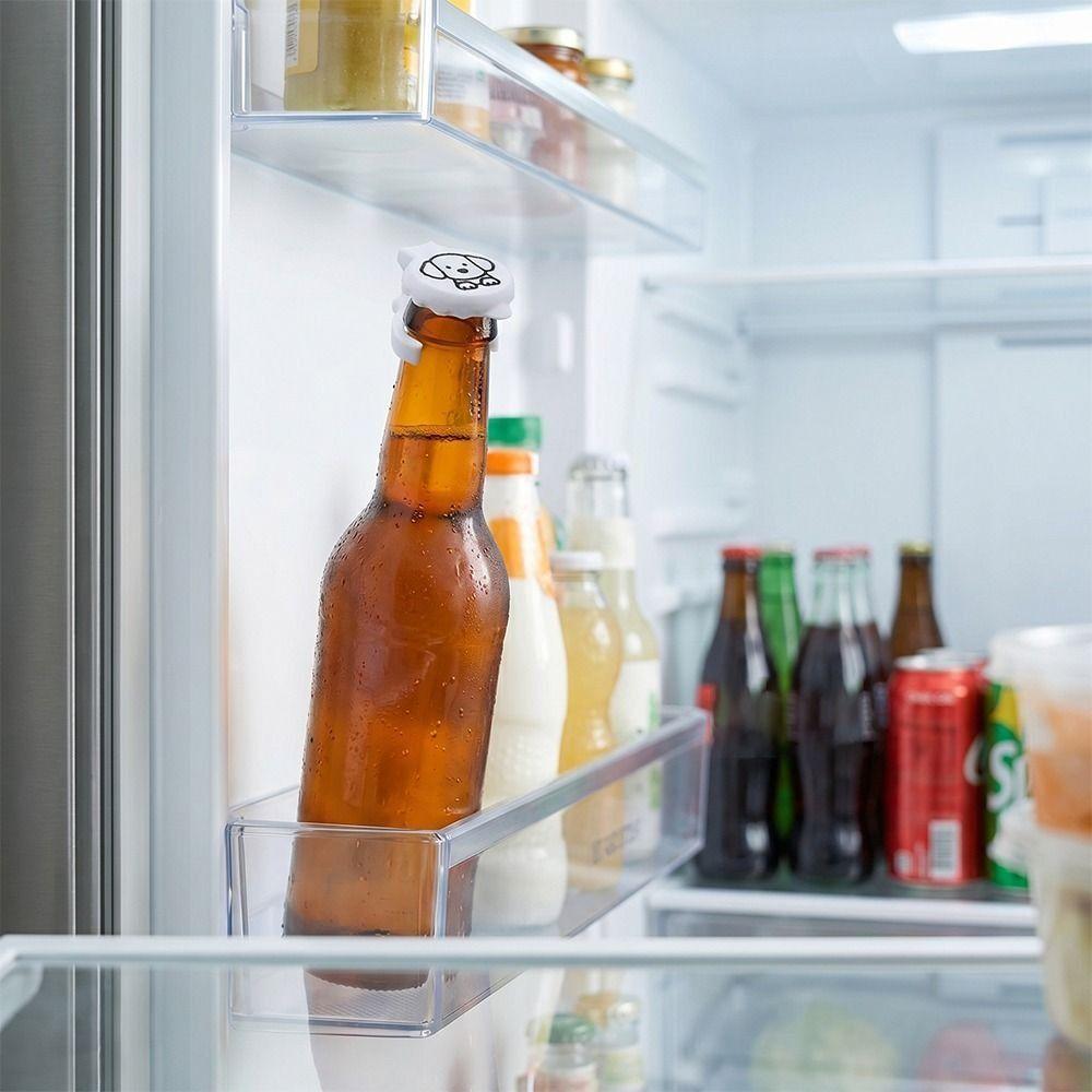 10 Stück gemischte Farbe Bierflaschenetiketten Wiederverwendbare Getränkeflaschen-Erkenner Bierliebhaber