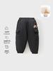 Children's Autumn-Winter Boys' Cotton Padded Protective Pants, Class A, Warm Down Cotton Outdoor Pants