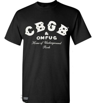 Cbgb Omfug T-Shirt Punk Rock Underground Tee Adult
