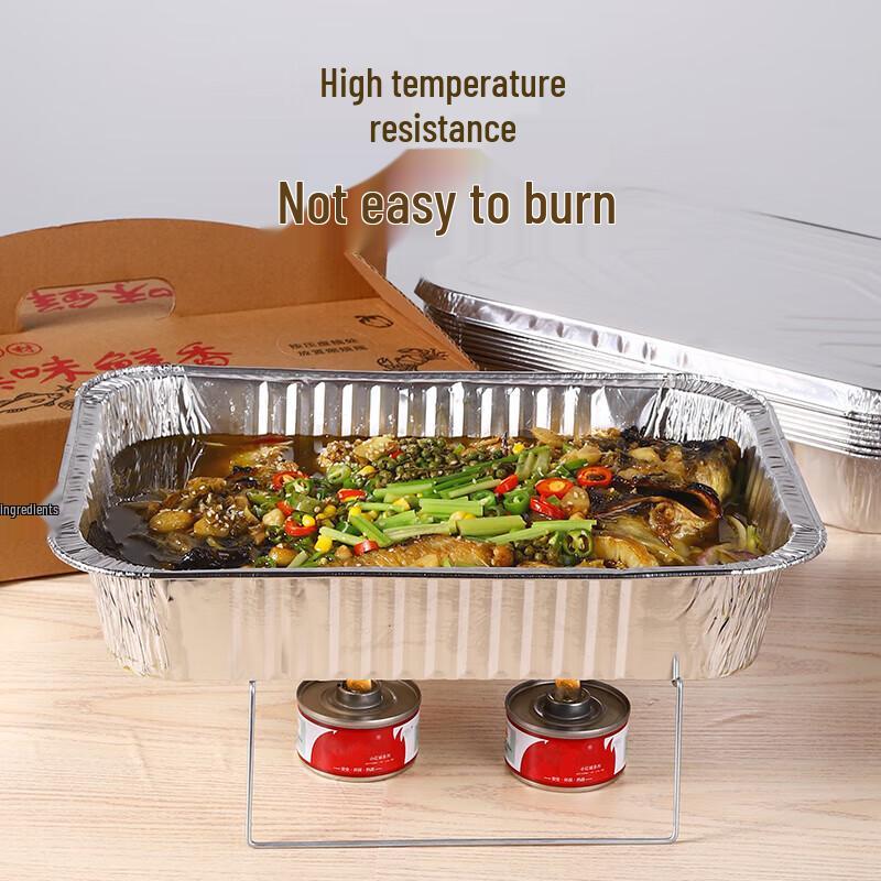 Faxilon 3.5L Aluminum Foil Baking Pans (10-Pack)