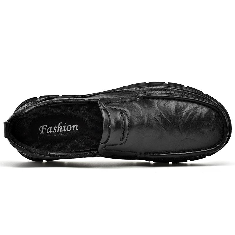 Men's Leather Shoes Slip On Casual Shoes