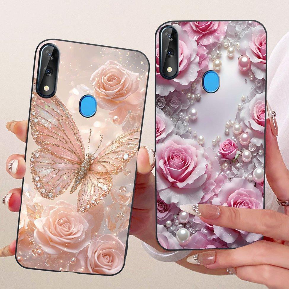 Phone Case For ZTE Blade V10 Cover Silicone Cute Cat Fashion Funny Painted Casing For ZTE Blade V10 2019