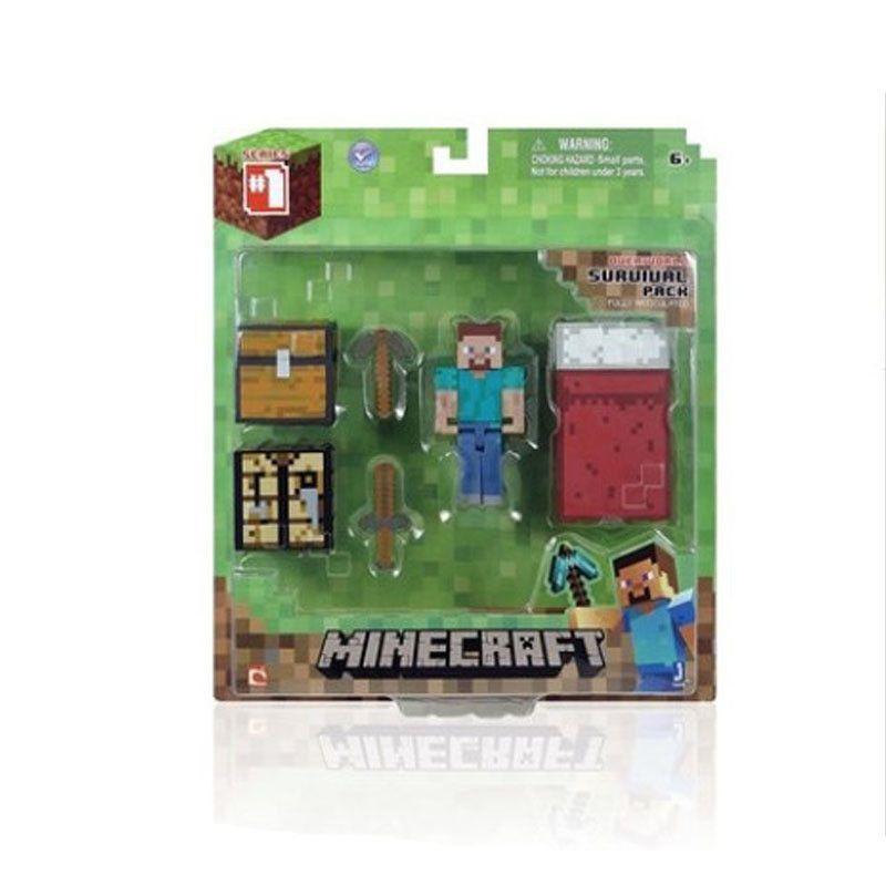 Minecraft Puslespils Actionfigurer Samling Høj Kvalitet Boligdekoration Og Gave Til Spillere
