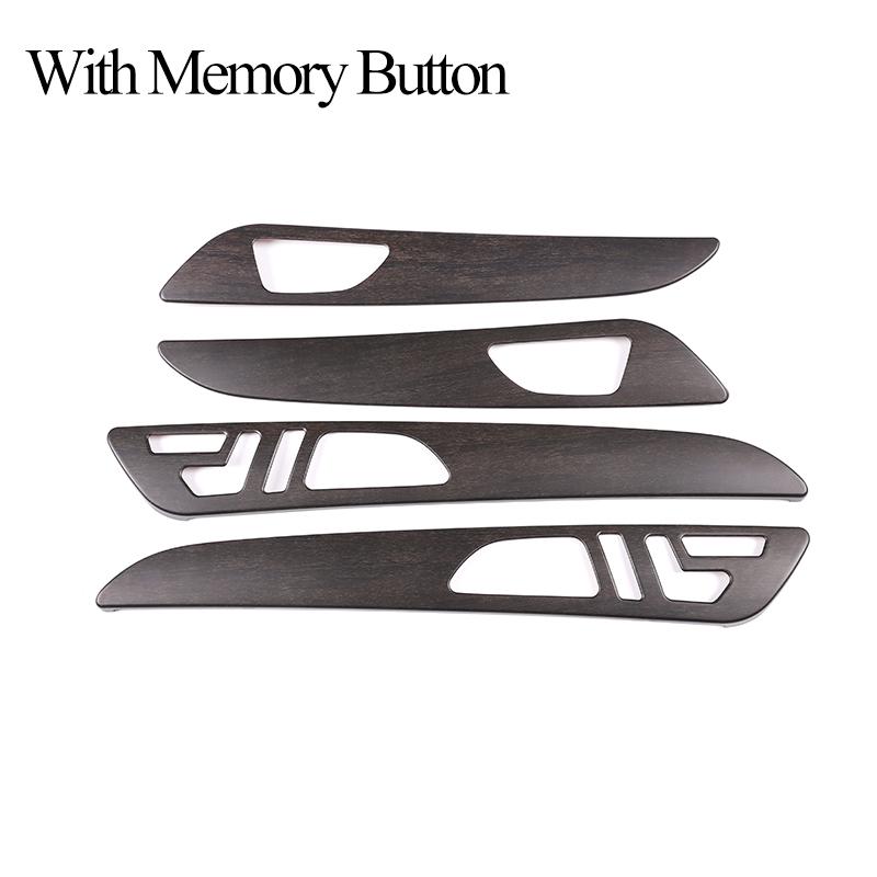 For Mercedes Benz ML GLE GL Class GLS320 400 2012-2019 Car ABS Black Interior Door Decoration Panel Cover Trim Accessories