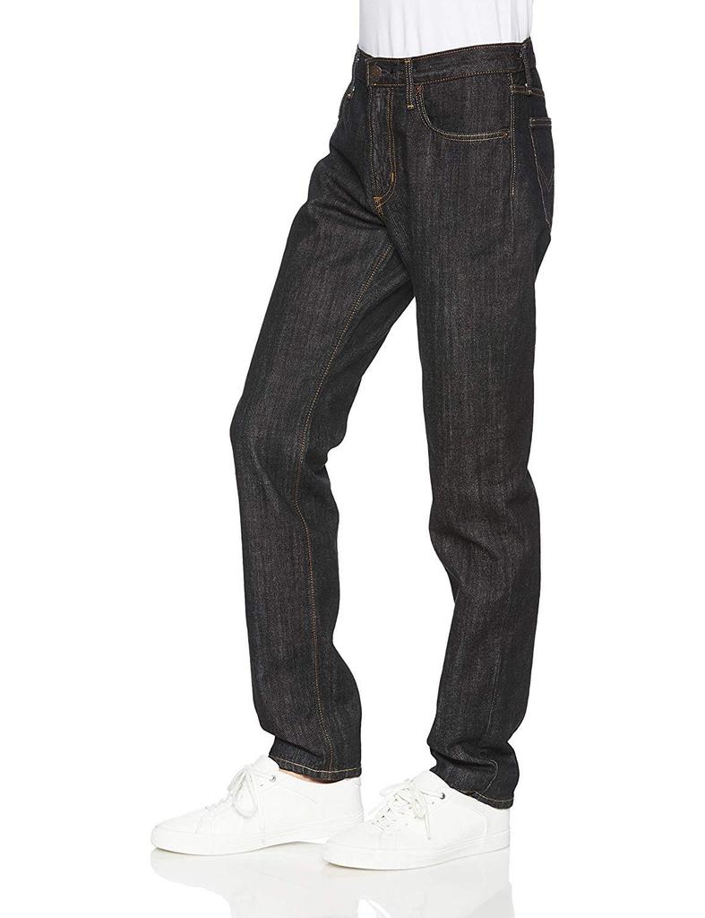 Jeans E403 Regular Straight Denim Pants Made In Japan Black Denim 31 [EDWIN] Men's