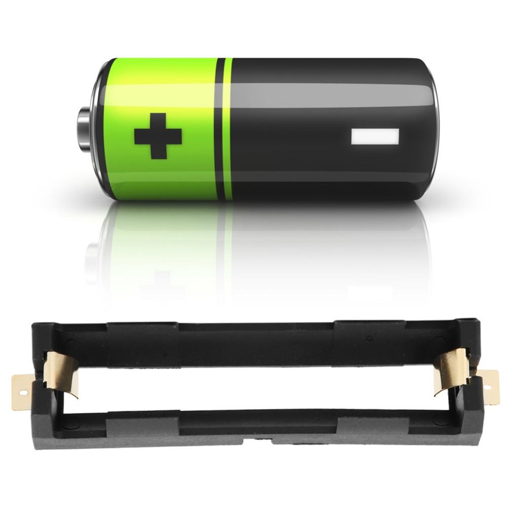 5Pcs 77*20.8mm Battery Case Black Battery Storage Case for SMD 18650 Battery Organization