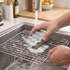 Double-Sided Barbecue Grill Brush Rust Removal Sponge Scrubber Barbecue Brush  Home Use