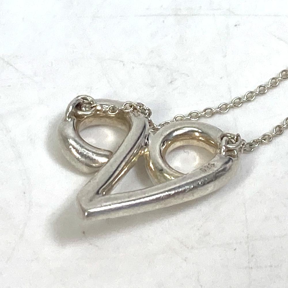 TIFFANY&Co. Initial V Paloma Picasso Accessory Pendant Top Necklace SV925 Silver