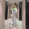 Women's Autumn Trendy Slimming Casual Sportswear Two-Piece Set