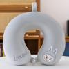 U-Shaped Memory Foam Neck Support Pillow with Custom Logo for Travel and Promotions
