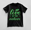 Custom Live by the Nature Graphic T-shirt Design Unisex Jersey Short Sleeve Tee