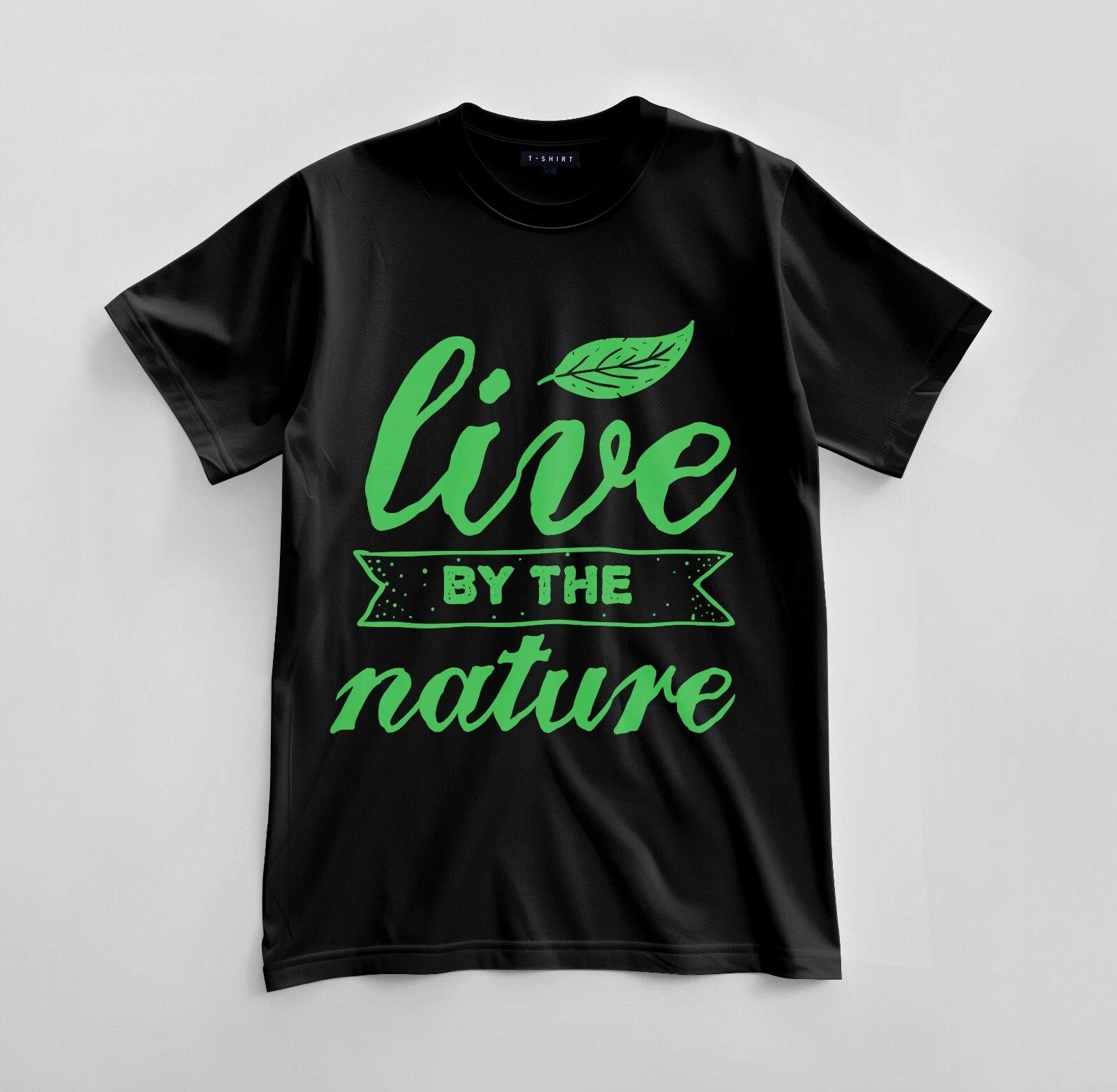 

Custom Live by the Nature Graphic T-shirt Design Unisex Jersey Short Sleeve Tee 3XL